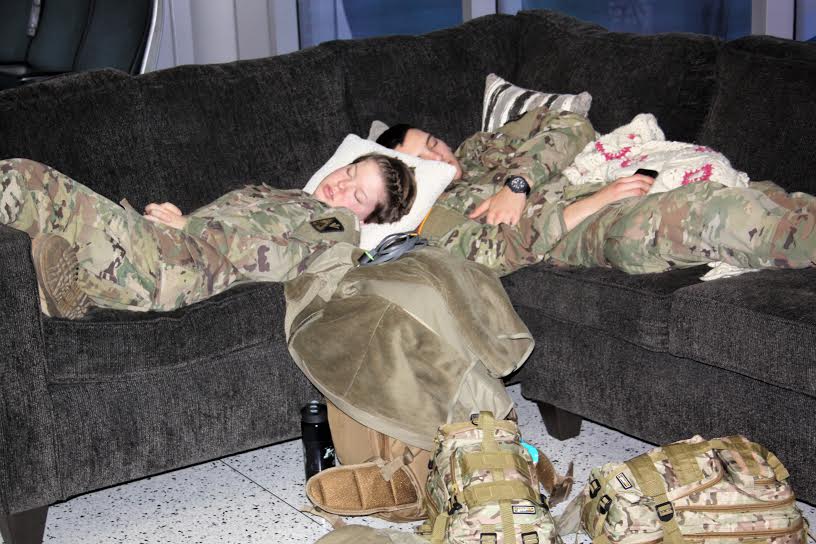 Soldiers head home