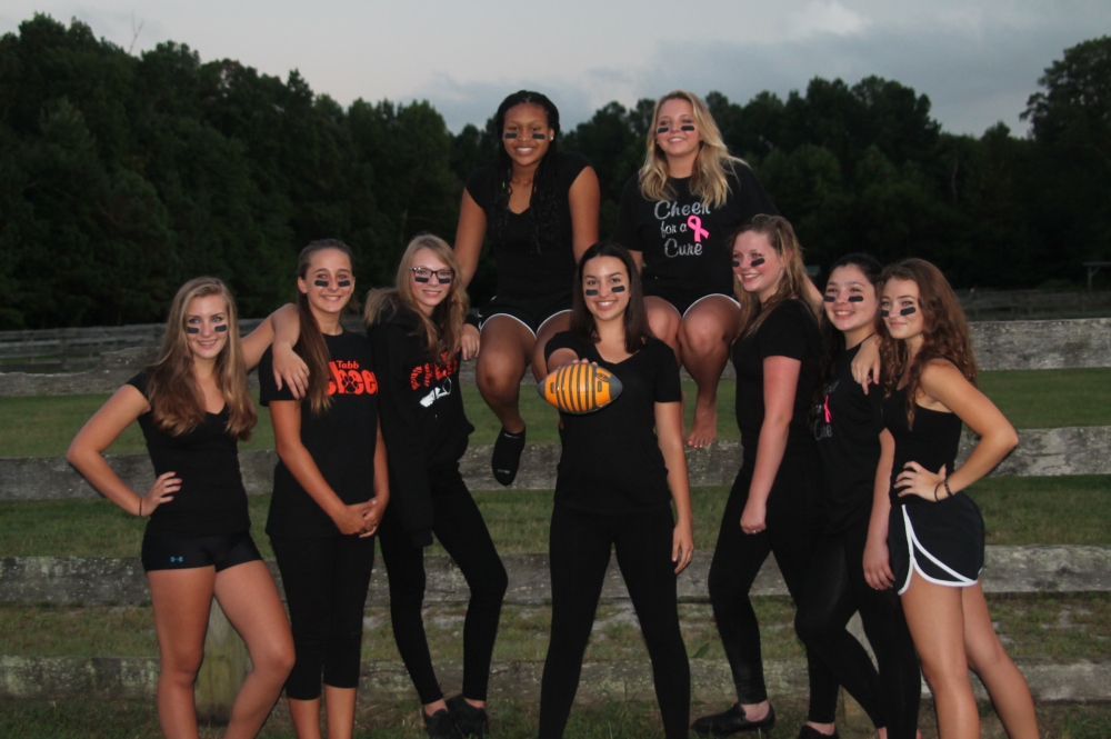 THS JV Sideline Cheerleaders