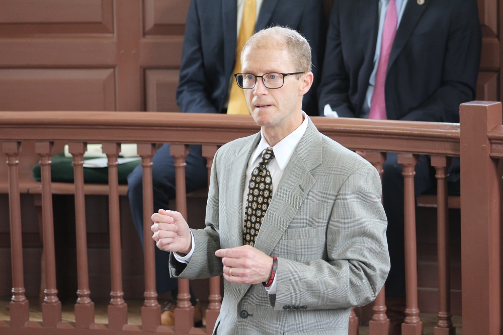 City Council Swearing In Freiling Speaks 