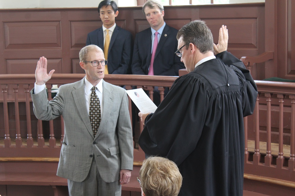 City Council Swearing In Freiling Sworn In 
